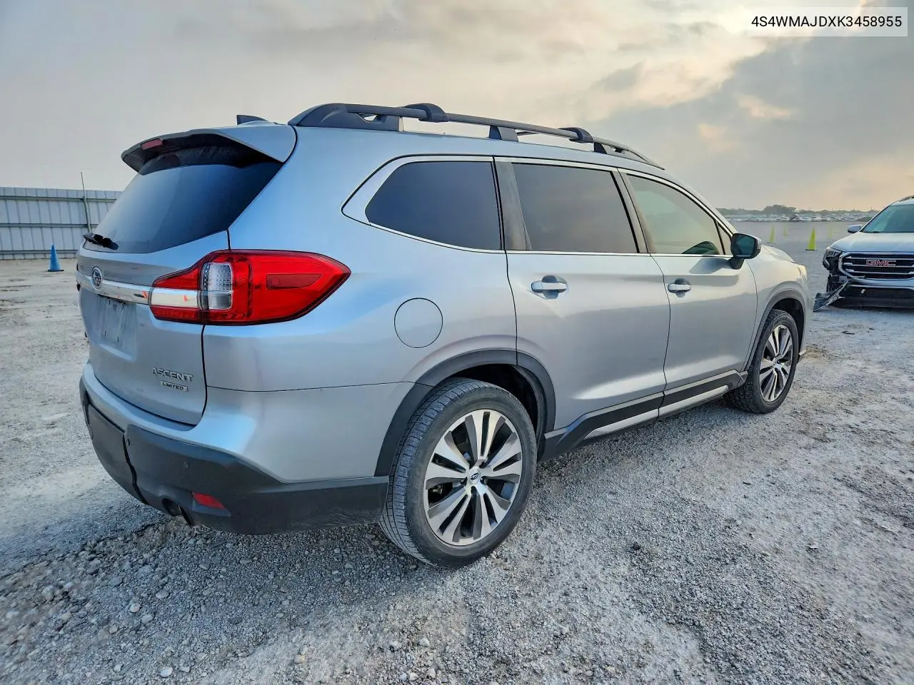 2019 Subaru Ascent Limited VIN: 4S4WMAJDXK3458955 Lot: 55642496