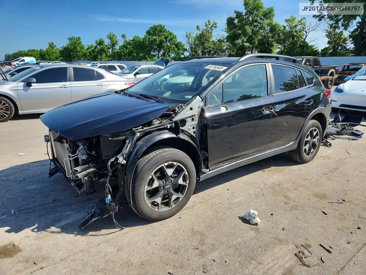 2019 Subaru Crosstrek Premium VIN: JF2GTAEC3KH348797 Lot: 55764646