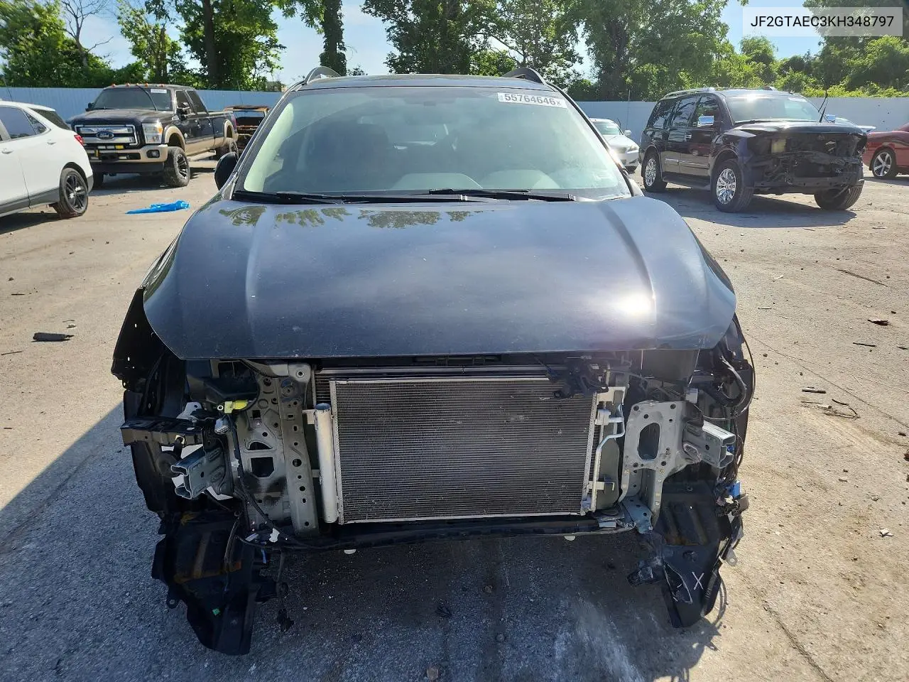 2019 Subaru Crosstrek Premium VIN: JF2GTAEC3KH348797 Lot: 55764646