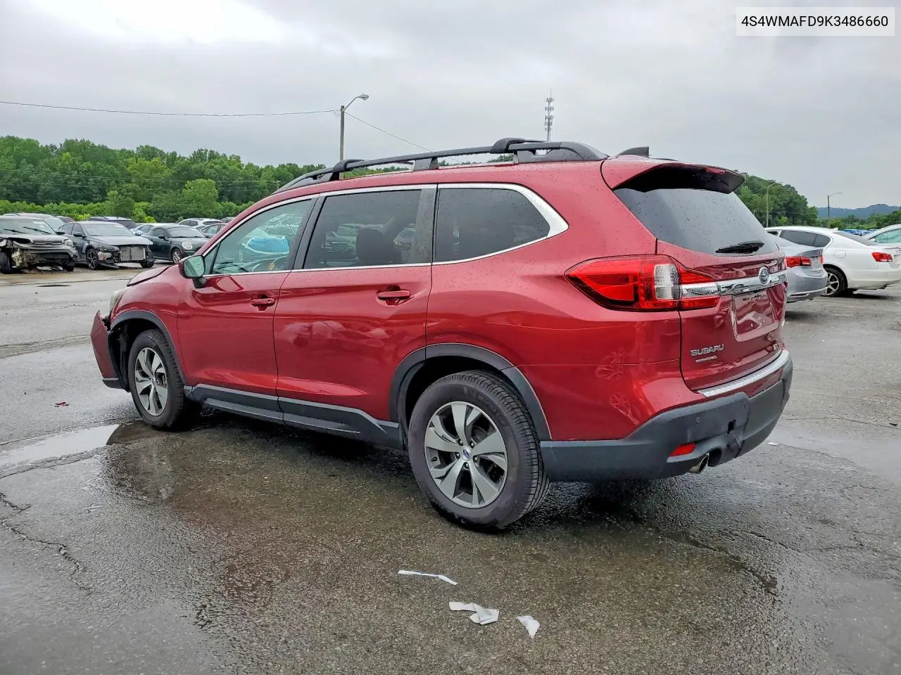 2019 Subaru Ascent Premium VIN: 4S4WMAFD9K3486660 Lot: 56075596