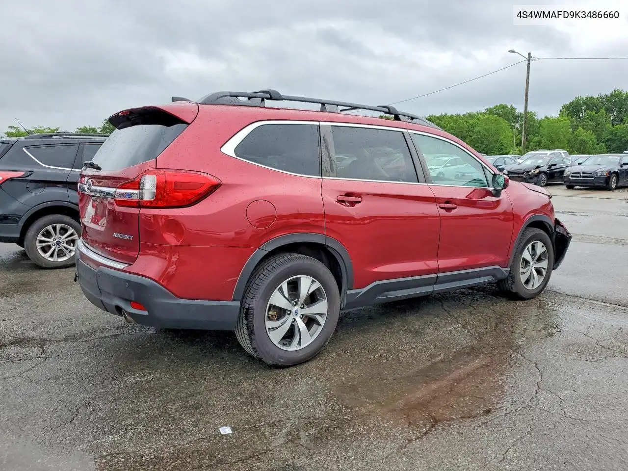 2019 Subaru Ascent Premium VIN: 4S4WMAFD9K3486660 Lot: 56075596