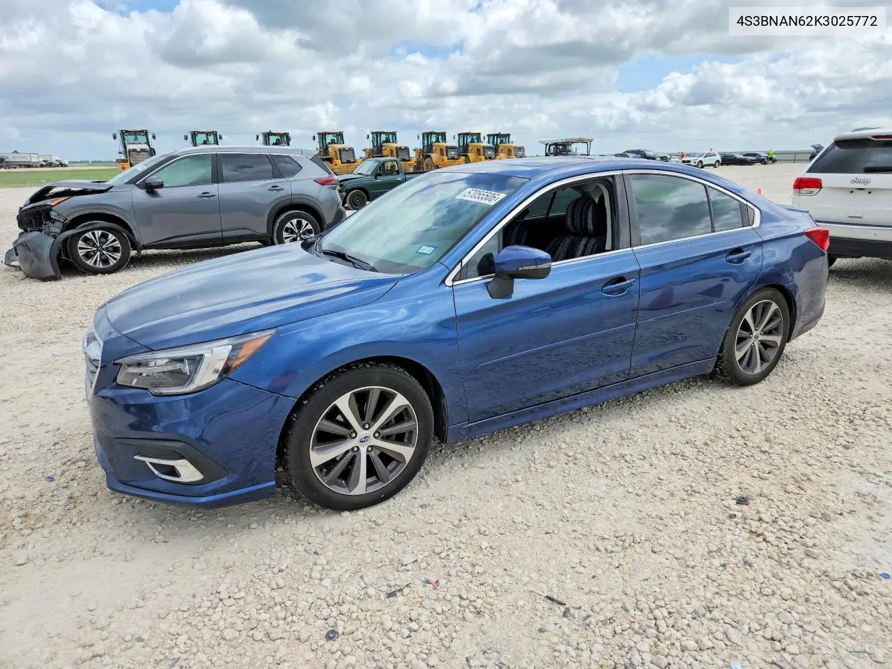 2019 Subaru Legacy 2.5I Limited VIN: 4S3BNAN62K3025772 Lot: 57055506