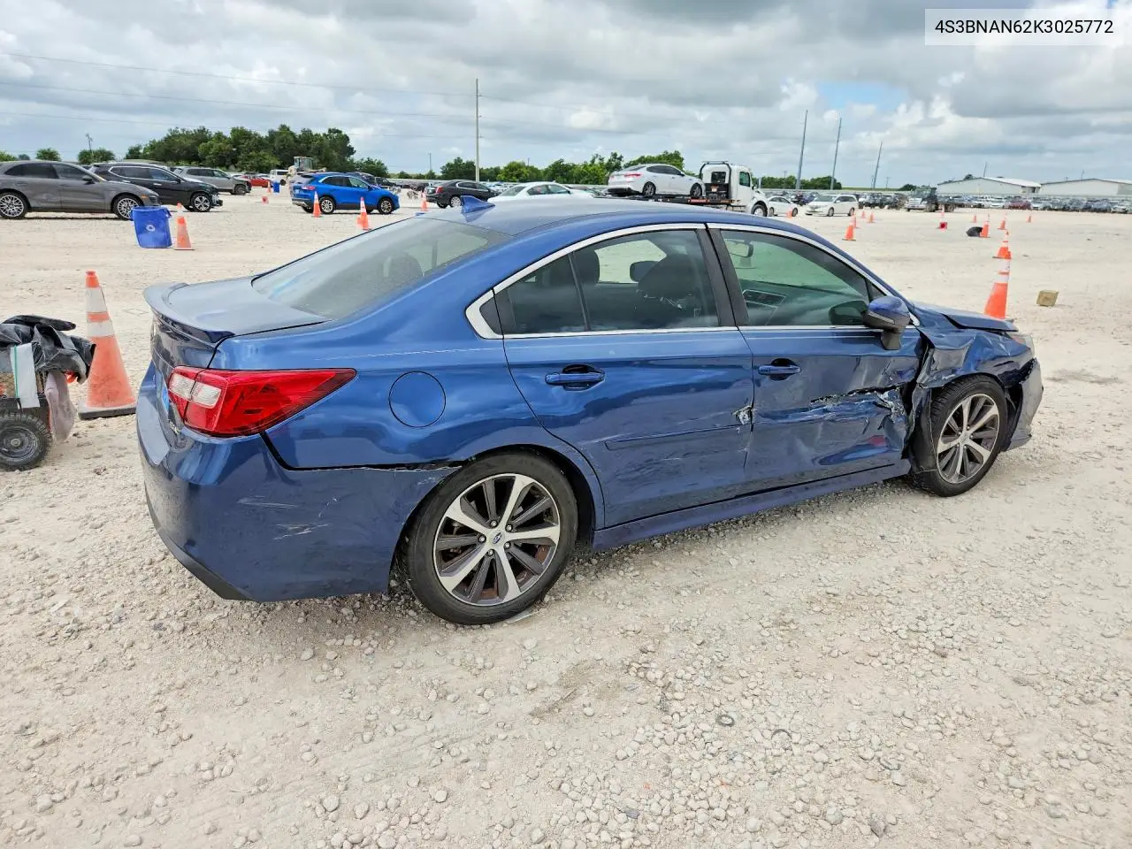 2019 Subaru Legacy 2.5I Limited VIN: 4S3BNAN62K3025772 Lot: 57055506