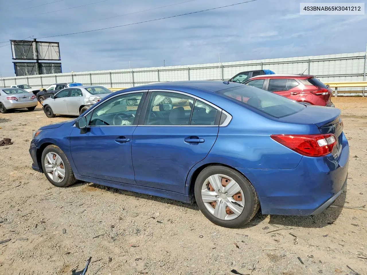 2019 Subaru Legacy 2.5I VIN: 4S3BNAB65K3041212 Lot: 57311806