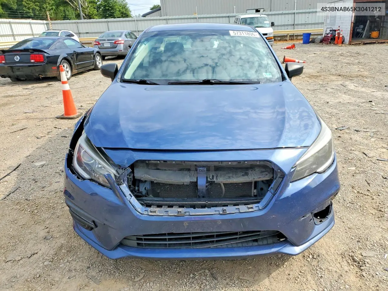 2019 Subaru Legacy 2.5I VIN: 4S3BNAB65K3041212 Lot: 57311806