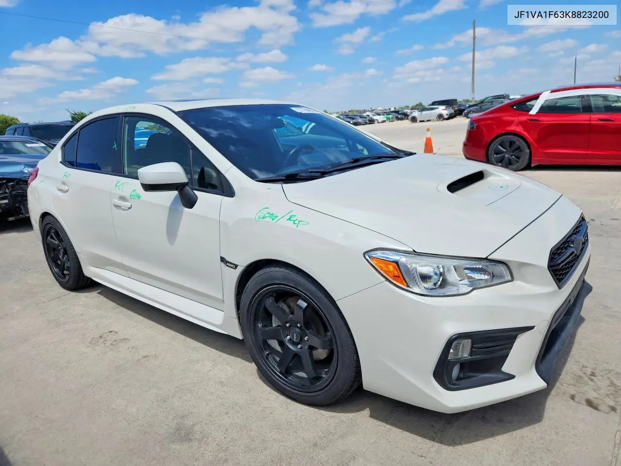 2019 Subaru Wrx Premium VIN: JF1VA1F63K8823200 Lot: 57750666