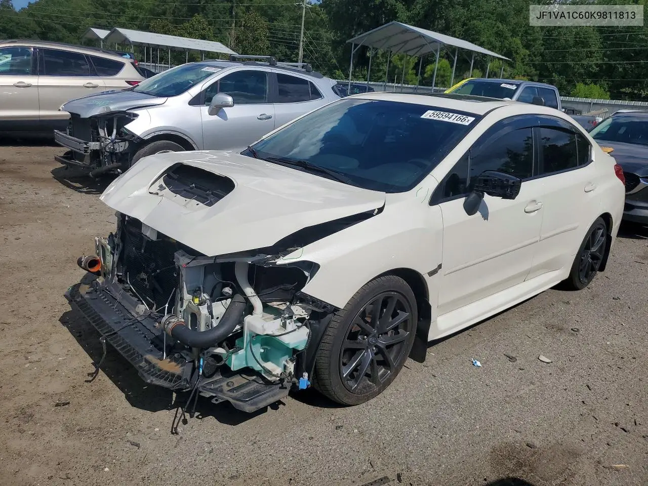 2019 Subaru Wrx Premium VIN: JF1VA1C60K9811813 Lot: 59594166