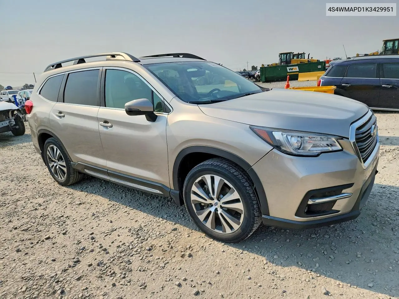 2019 Subaru Ascent Limited VIN: 4S4WMAPD1K3429951 Lot: 59685006
