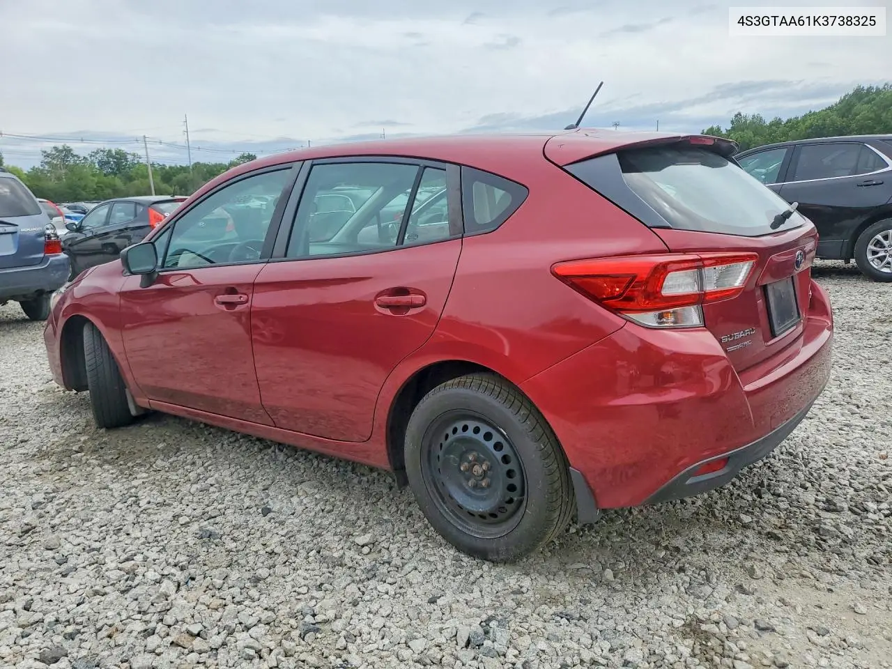 2019 Subaru Impreza VIN: 4S3GTAA61K3738325 Lot: 59888226