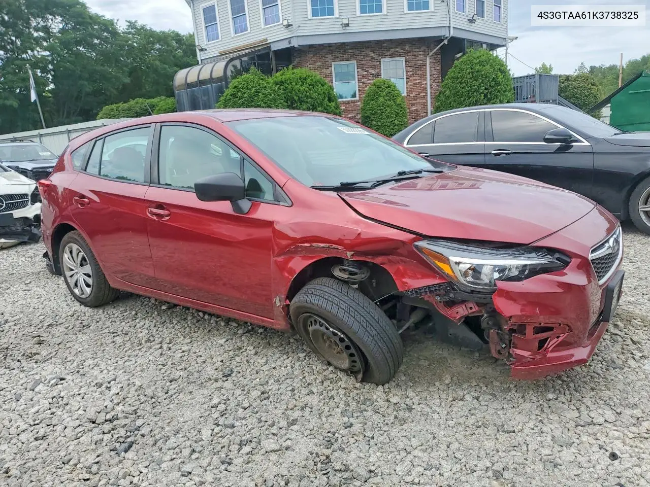 2019 Subaru Impreza VIN: 4S3GTAA61K3738325 Lot: 59888226