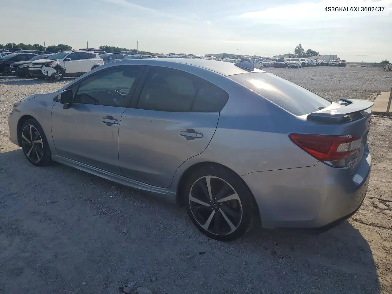 2020 Subaru Impreza Sport VIN: 4S3GKAL6XL3602437 Lot: 56045246