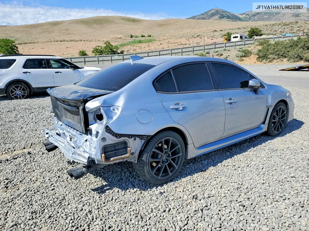 2020 Subaru Wrx Limited VIN: JF1VA1H67L9820387 Lot: 57573026