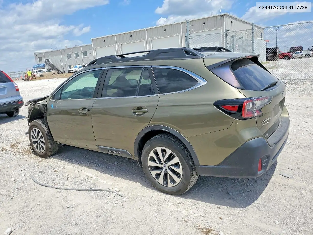 2020 Subaru Outback Premium VIN: 4S4BTACC5L3117728 Lot: 57718236
