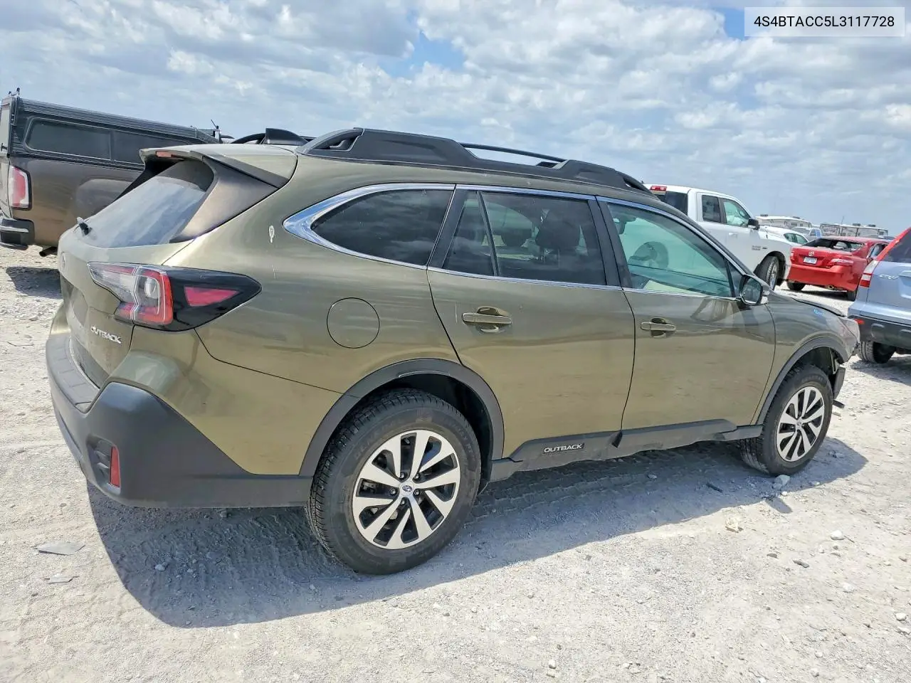 2020 Subaru Outback Premium VIN: 4S4BTACC5L3117728 Lot: 57718236