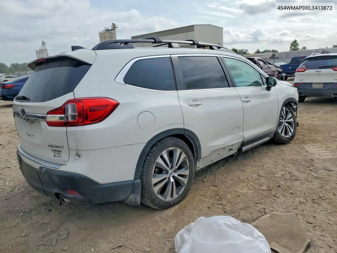 2020 Subaru Ascent Limited VIN: 4S4WMAPD0L3413872 Lot: 57720476