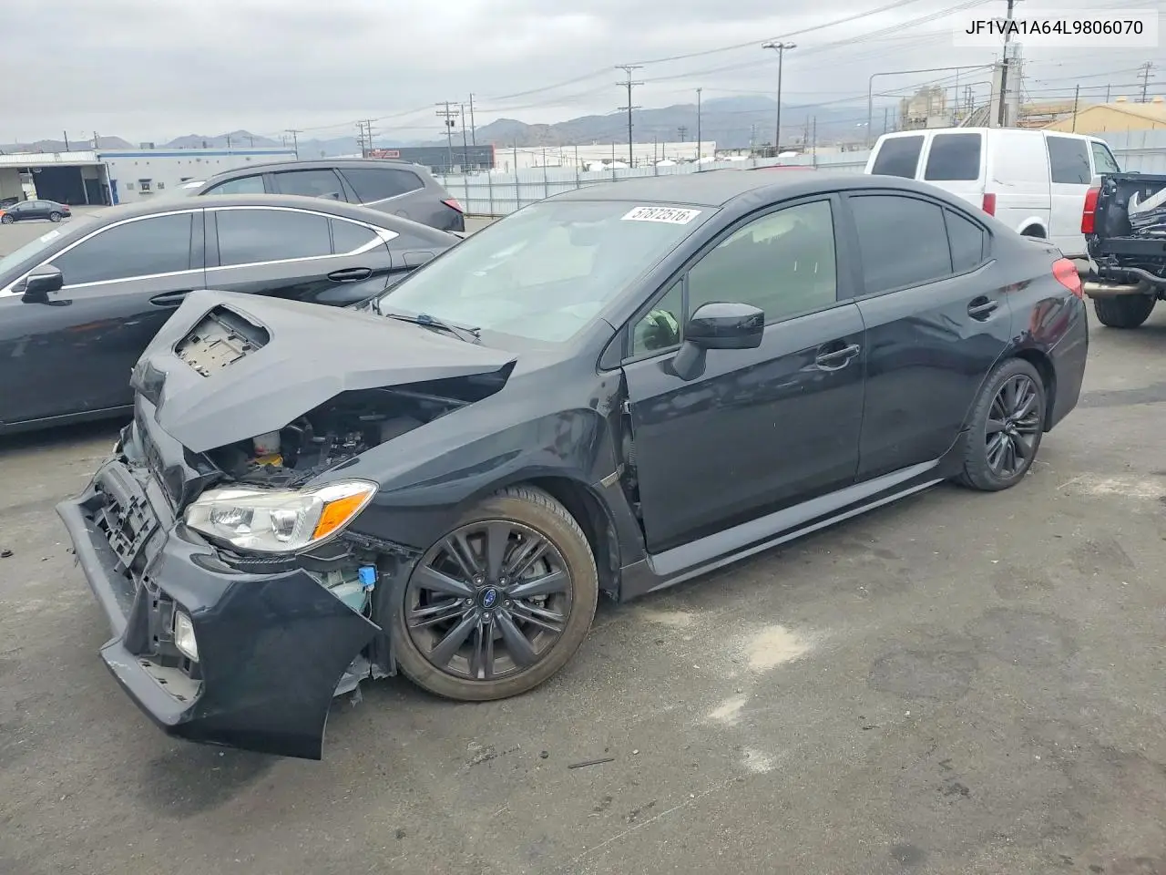 2020 Subaru Wrx VIN: JF1VA1A64L9806070 Lot: 57872516
