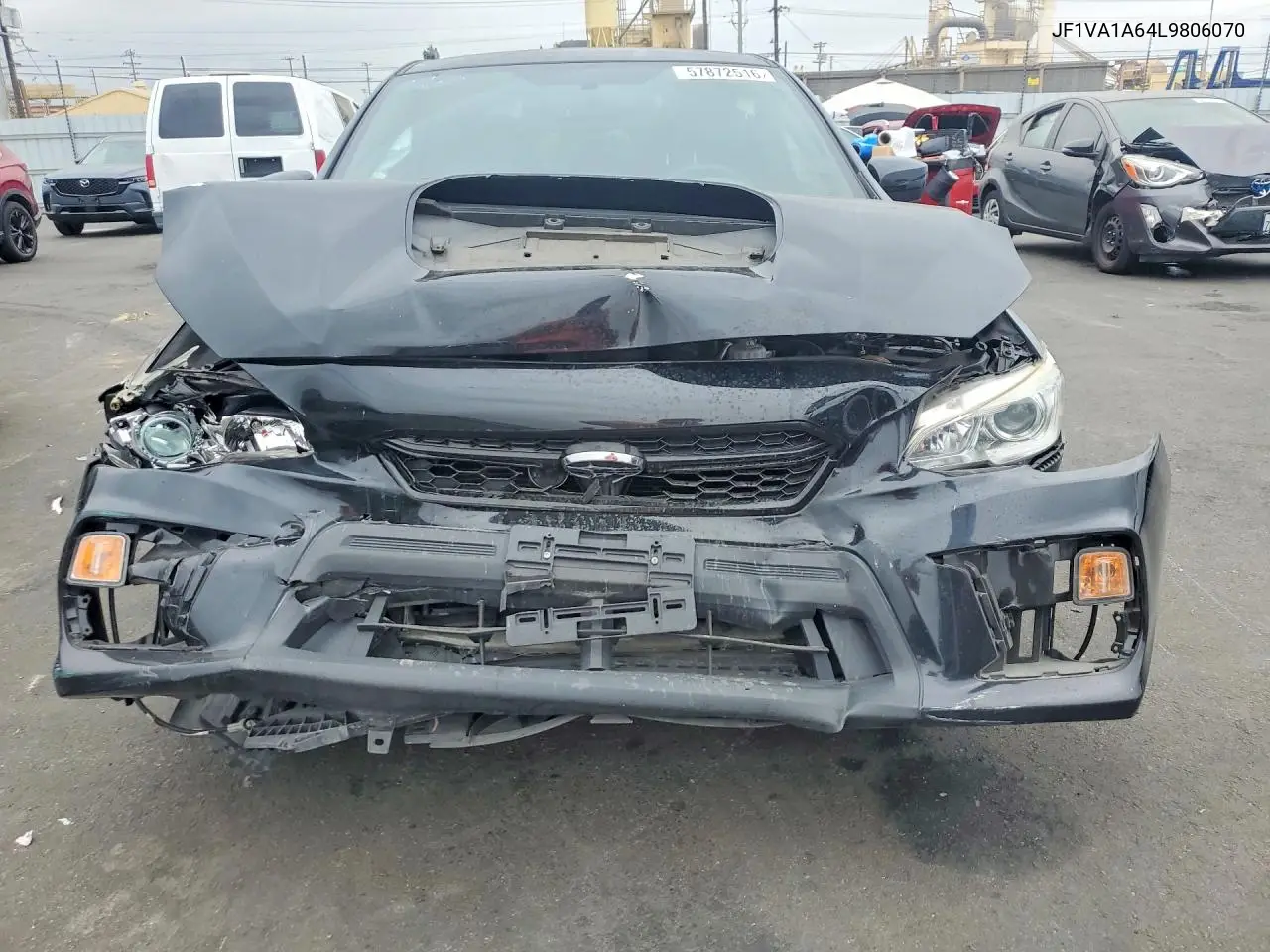 2020 Subaru Wrx VIN: JF1VA1A64L9806070 Lot: 57872516