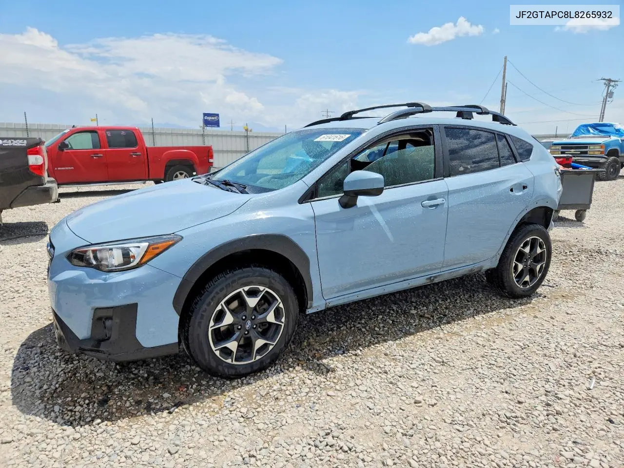 2020 Subaru Crosstrek Premium VIN: JF2GTAPC8L8265932 Lot: 61041616