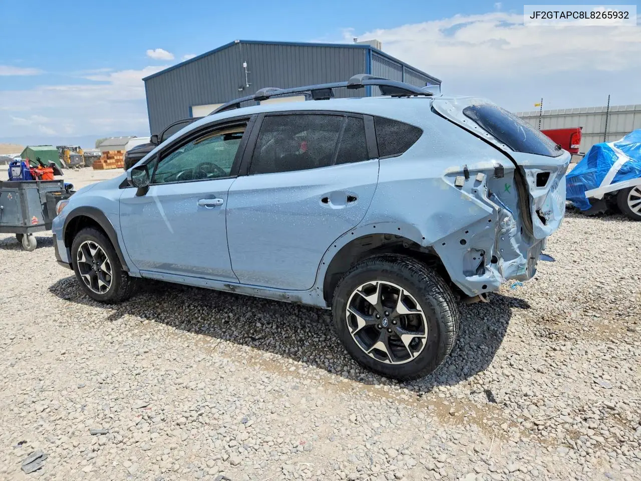 2020 Subaru Crosstrek Premium VIN: JF2GTAPC8L8265932 Lot: 61041616