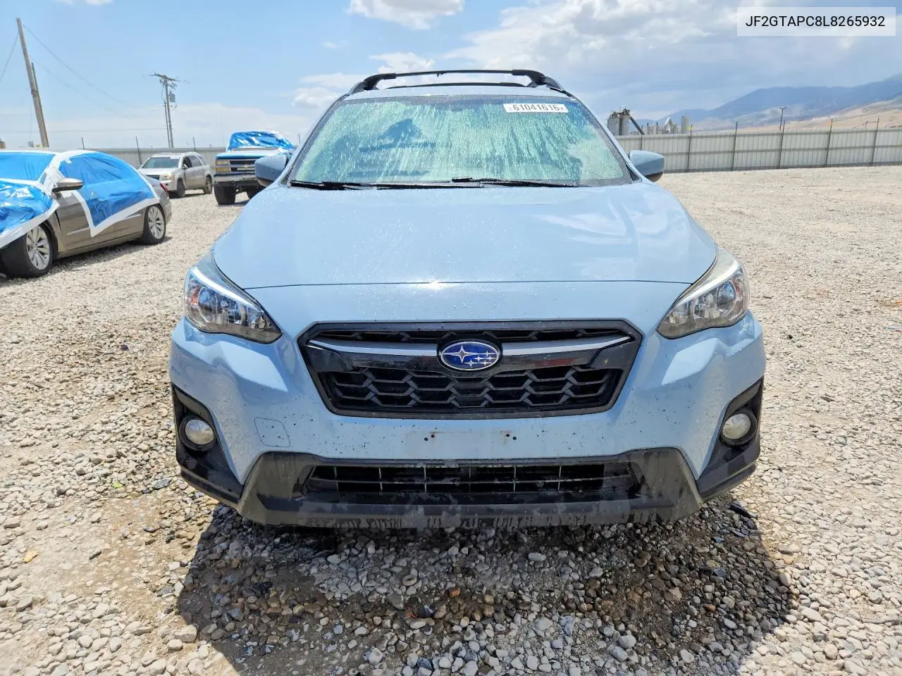 2020 Subaru Crosstrek Premium VIN: JF2GTAPC8L8265932 Lot: 61041616