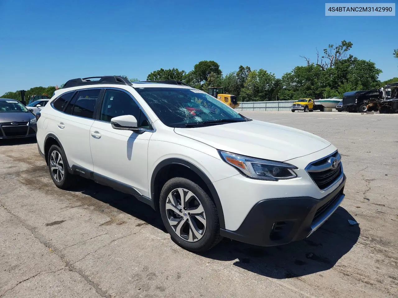 2021 Subaru Outback Limited VIN: 4S4BTANC2M3142990 Lot: 53337146