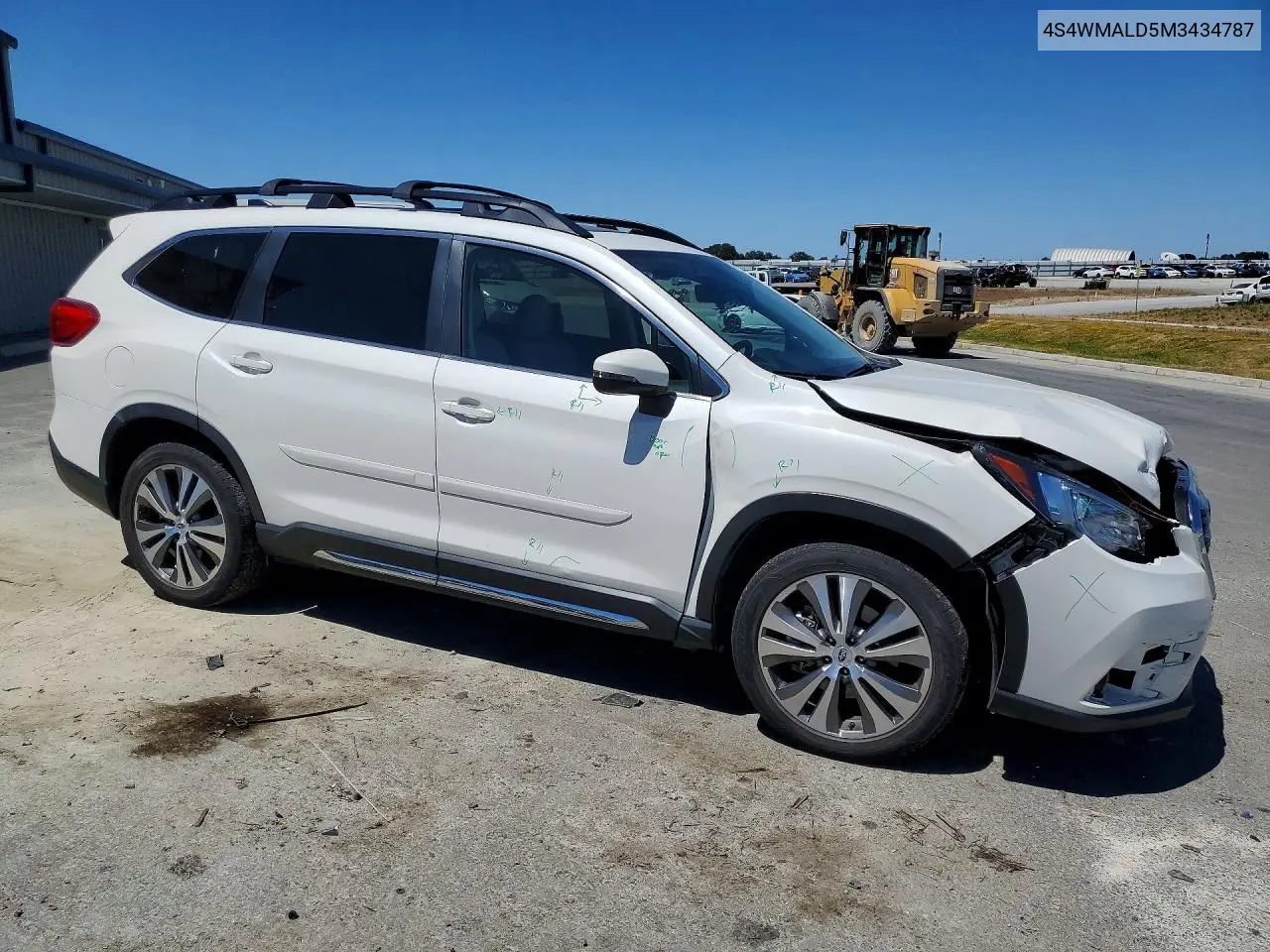 2021 Subaru Ascent Limited VIN: 4S4WMALD5M3434787 Lot: 56902336