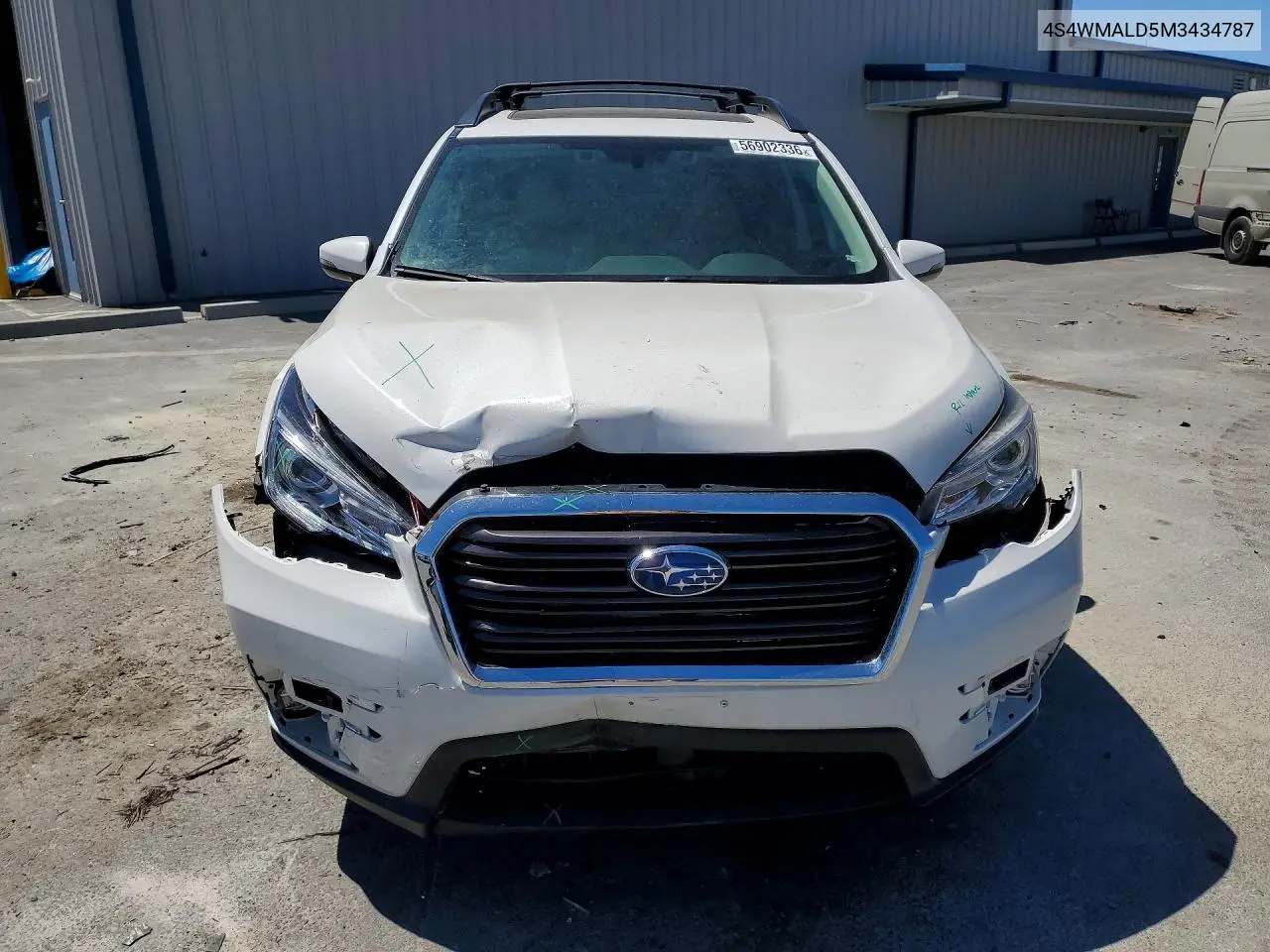 2021 Subaru Ascent Limited VIN: 4S4WMALD5M3434787 Lot: 56902336