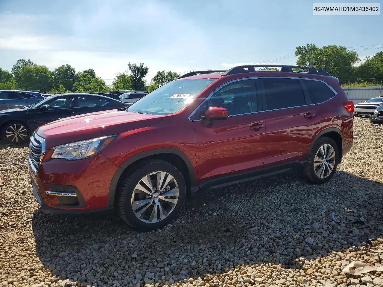 2021 Subaru Ascent VIN: 4S4WMAHD1M3436402 Lot: 57498326