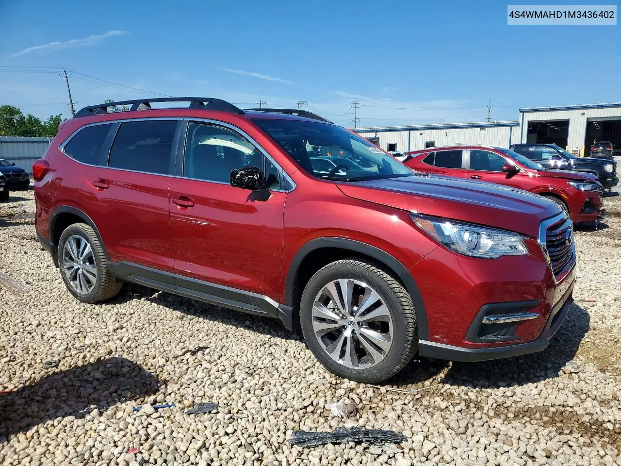 2021 Subaru Ascent VIN: 4S4WMAHD1M3436402 Lot: 57498326