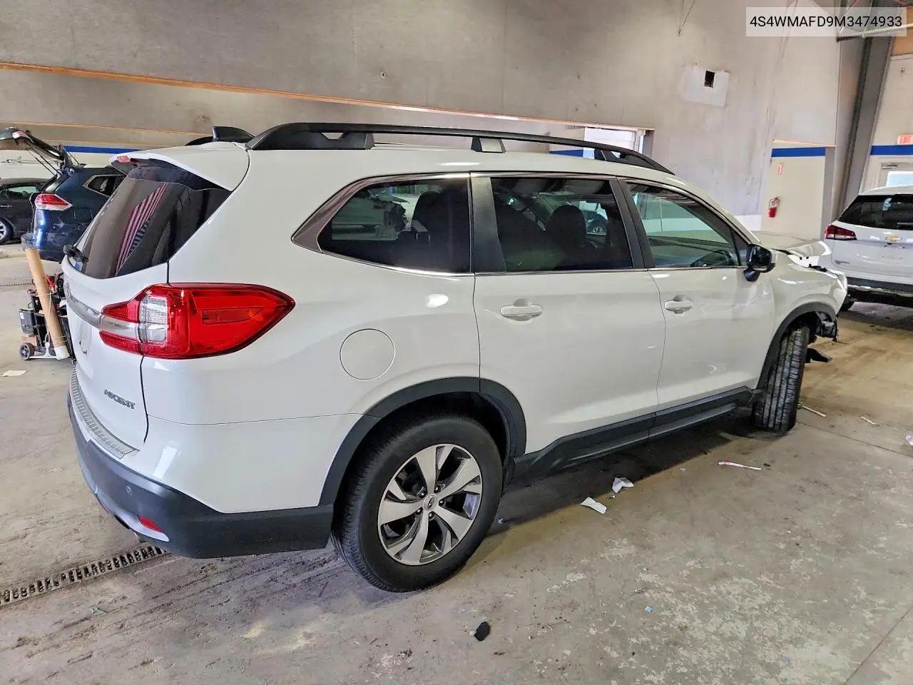 2021 Subaru Ascent Premium VIN: 4S4WMAFD9M3474933 Lot: 57604166