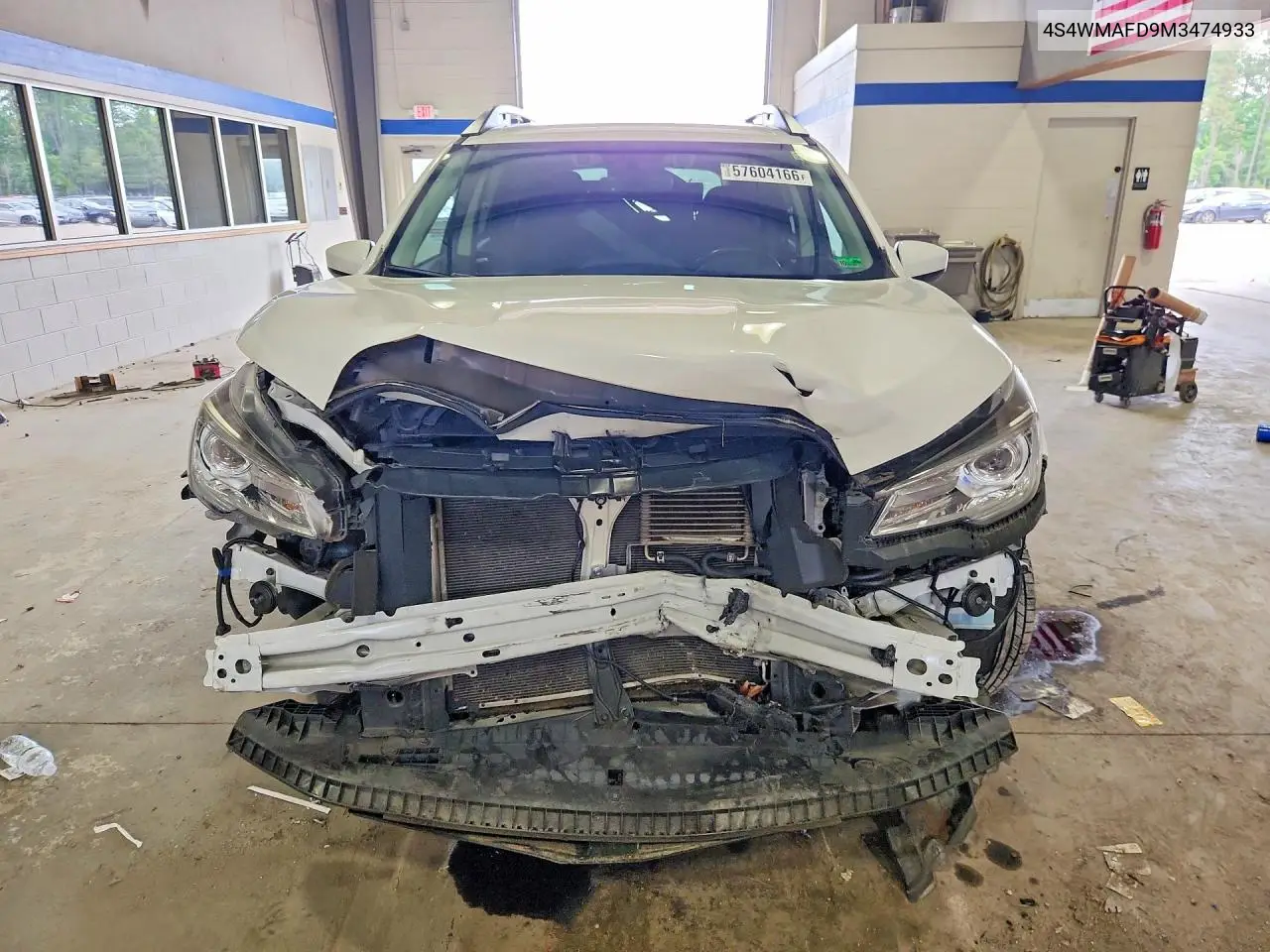 2021 Subaru Ascent Premium VIN: 4S4WMAFD9M3474933 Lot: 57604166