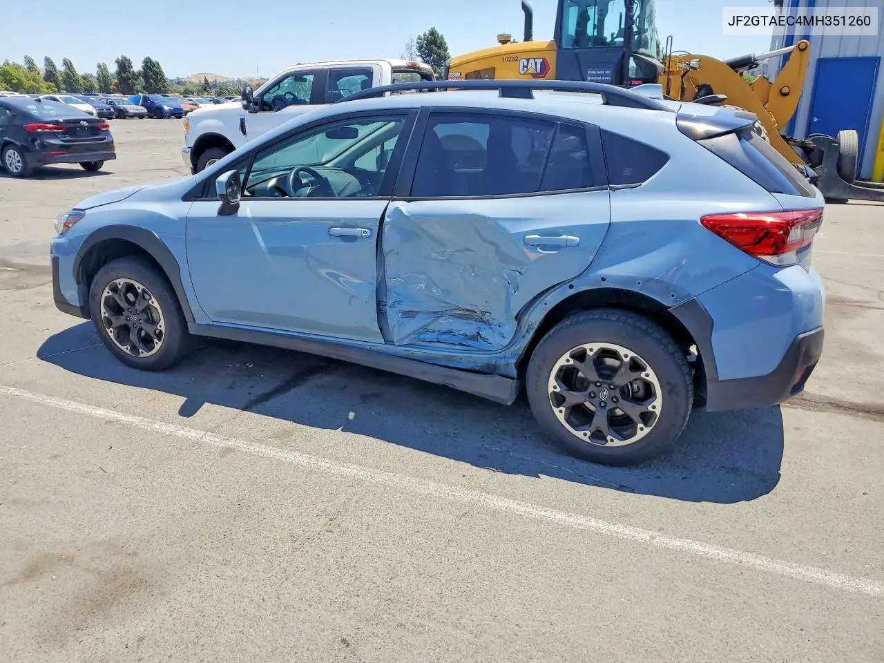 2021 Subaru Crosstrek Premium VIN: JF2GTAEC4MH351260 Lot: 57686246