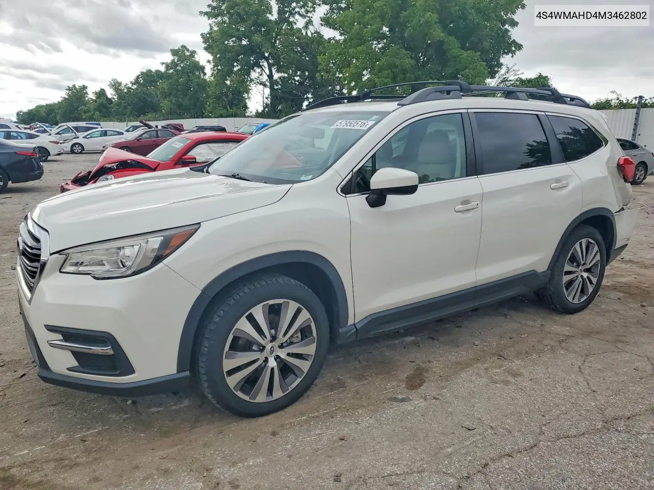 2021 Subaru Ascent Premium VIN: 4S4WMAHD4M3462802 Lot: 57950516