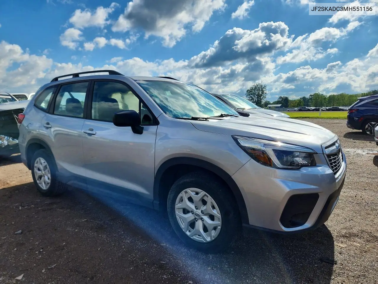 2021 Subaru Forester VIN: JF2SKADC3MH551156 Lot: 58020916