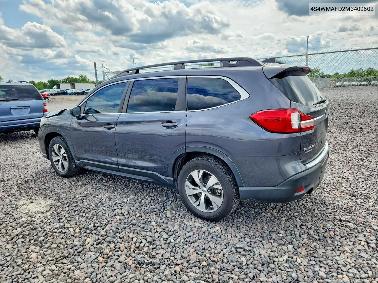 2021 Subaru Ascent Premium VIN: 4S4WMAFD2M3409602 Lot: 58595296