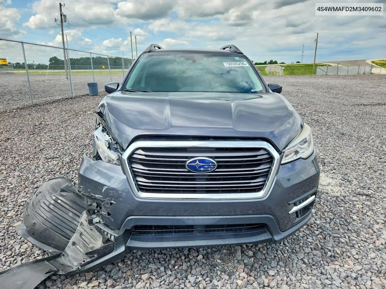 2021 Subaru Ascent Premium VIN: 4S4WMAFD2M3409602 Lot: 58595296