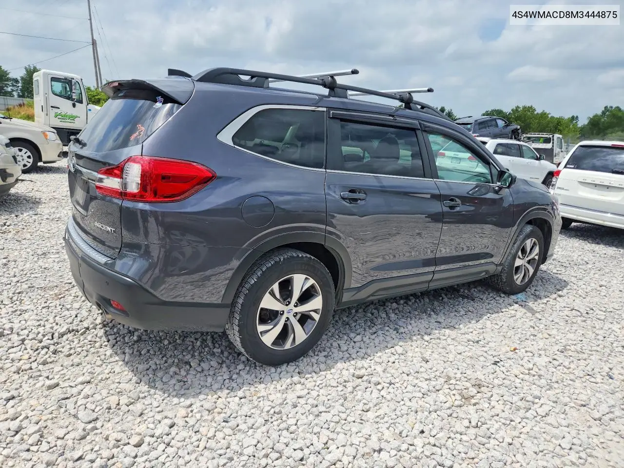 2021 Subaru Ascent Premium VIN: 4S4WMACD8M3444875 Lot: 59144586