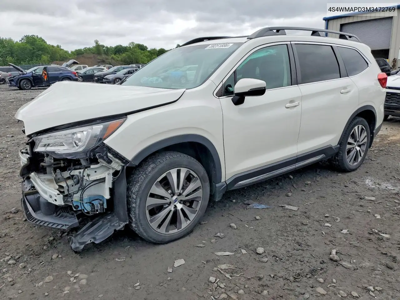 2021 Subaru Ascent Limited VIN: 4S4WMAPD3M3472769 Lot: 59251886