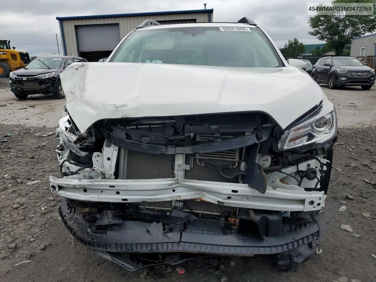 2021 Subaru Ascent Limited VIN: 4S4WMAPD3M3472769 Lot: 59251886
