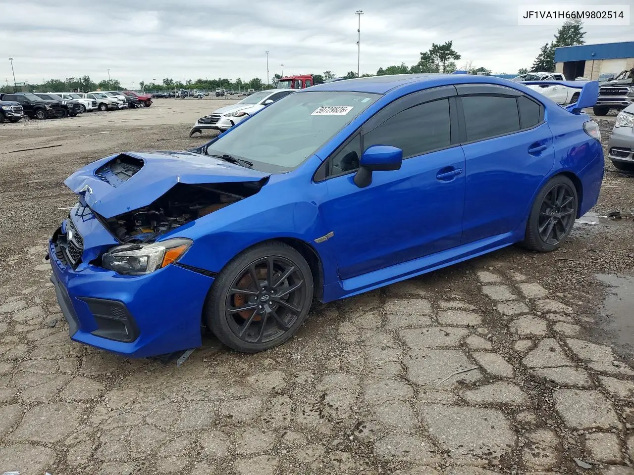 2021 Subaru Wrx Limited VIN: JF1VA1H66M9802514 Lot: 59729826