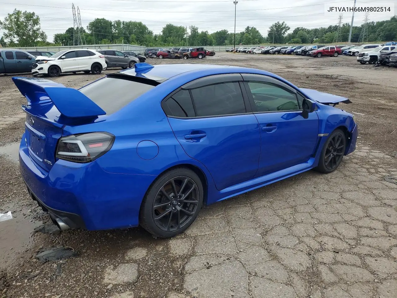 2021 Subaru Wrx Limited VIN: JF1VA1H66M9802514 Lot: 59729826