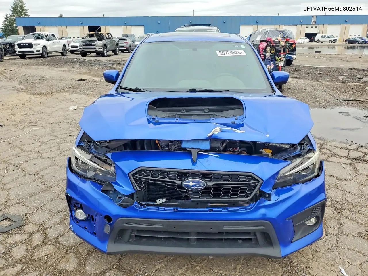 2021 Subaru Wrx Limited VIN: JF1VA1H66M9802514 Lot: 59729826
