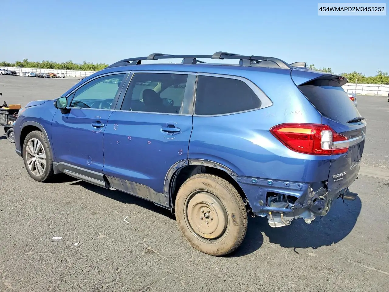 2021 Subaru Ascent Limited VIN: 4S4WMAPD2M3455252 Lot: 59824236