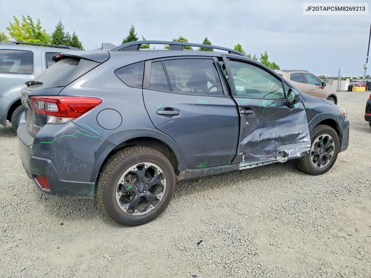 2021 Subaru Crosstrek Premium VIN: JF2GTAPC5M8269213 Lot: 61576196
