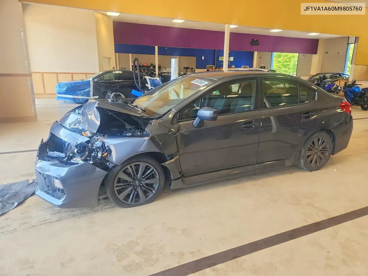 2021 Subaru Wrx VIN: JF1VA1A60M9805760 Lot: 85620465