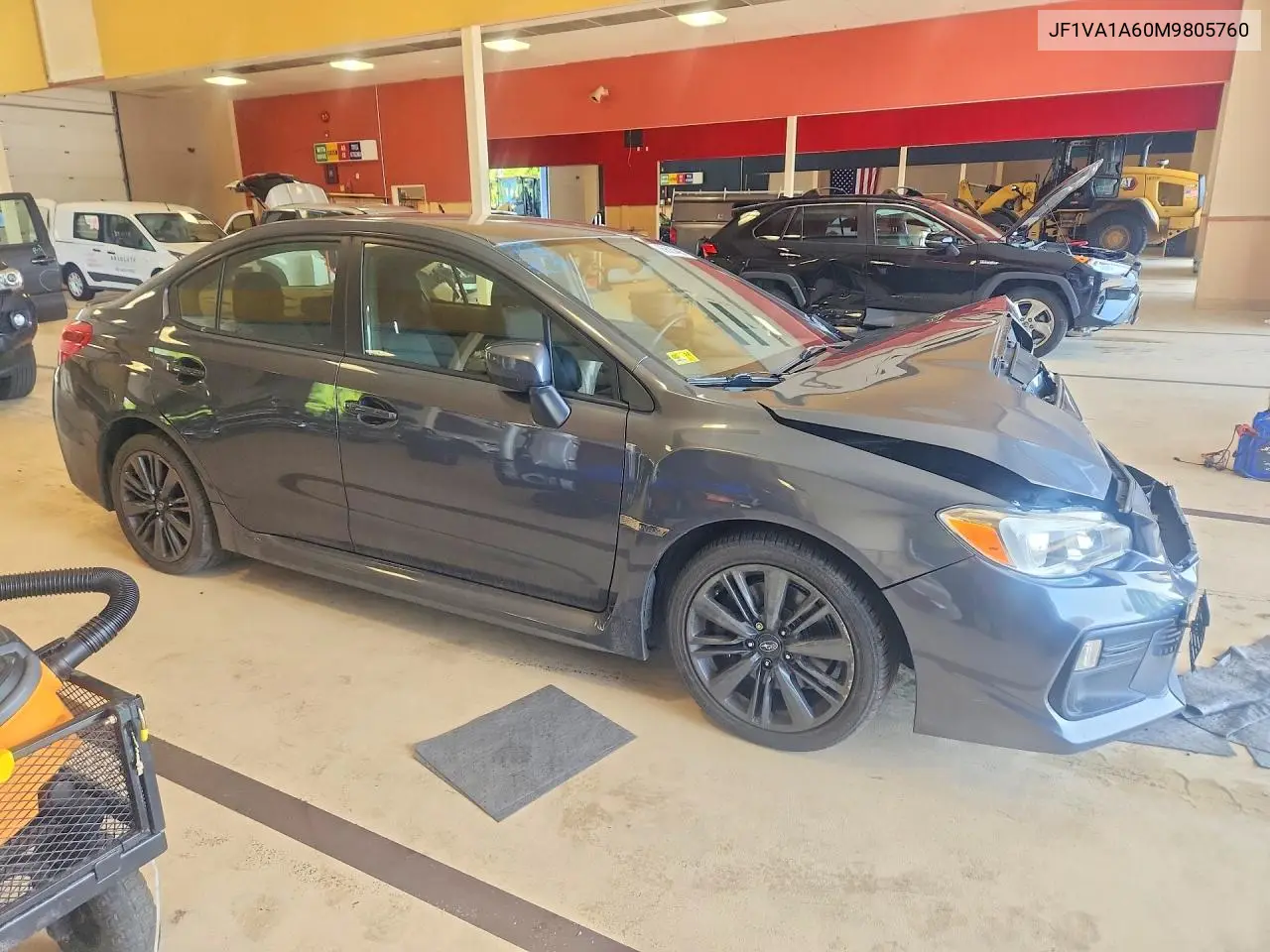 2021 Subaru Wrx VIN: JF1VA1A60M9805760 Lot: 85620465