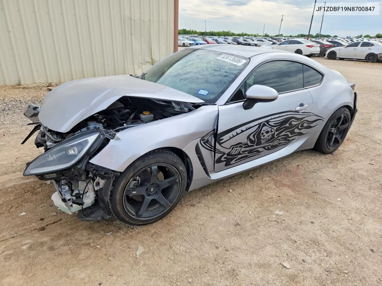 2022 Subaru Brz Limited VIN: JF1ZDBF19N8700847 Lot: 52613606