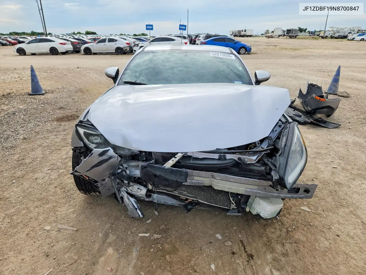 2022 Subaru Brz Limited VIN: JF1ZDBF19N8700847 Lot: 52613606