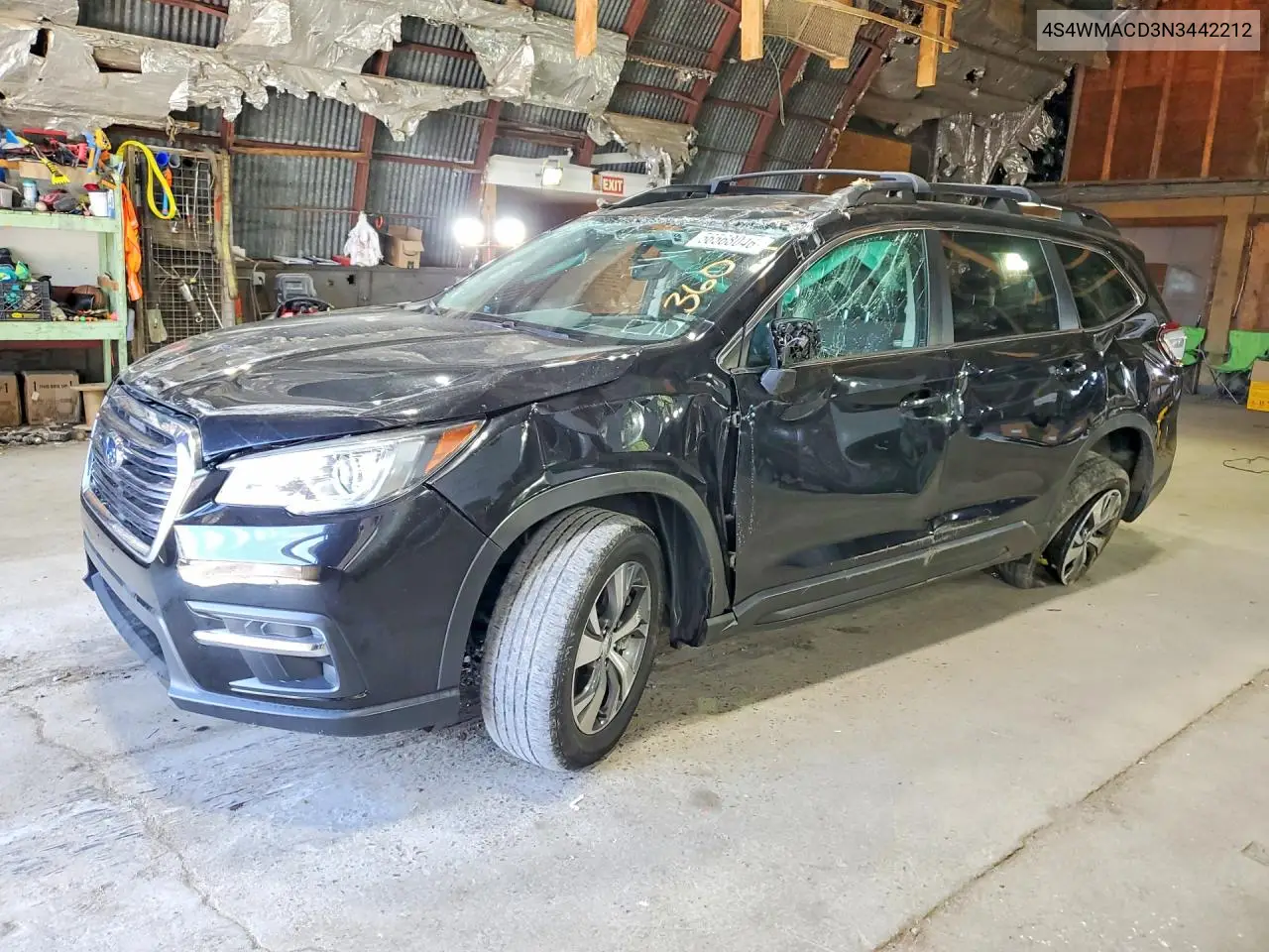 2022 Subaru Ascent Premium VIN: 4S4WMACD3N3442212 Lot: 56568046