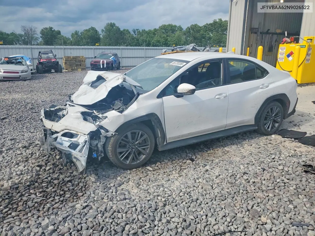 2022 Subaru Wrx VIN: JF1VBAA62N9026522 Lot: 56720356